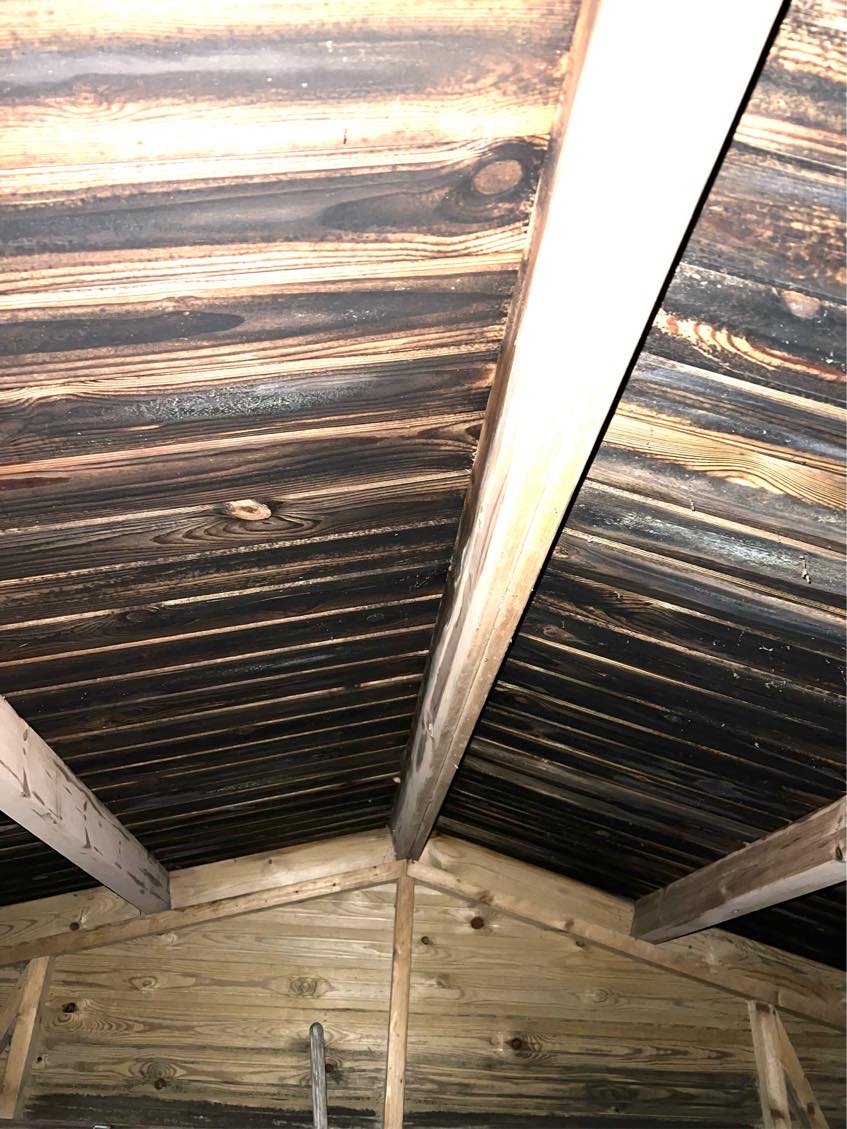 Nyt tag på haveskur