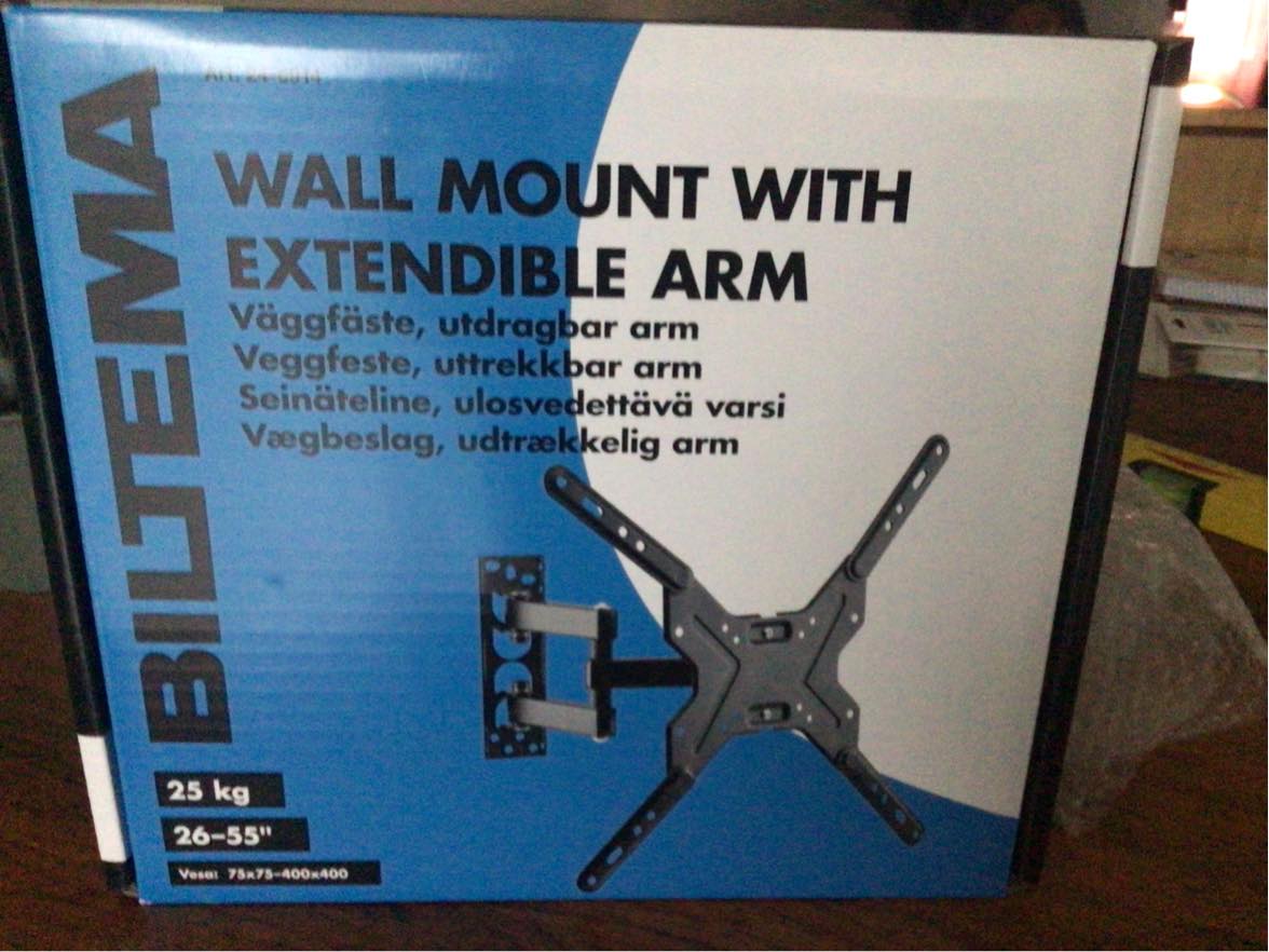 TV ophæng +  mindre opgave med entre lampe