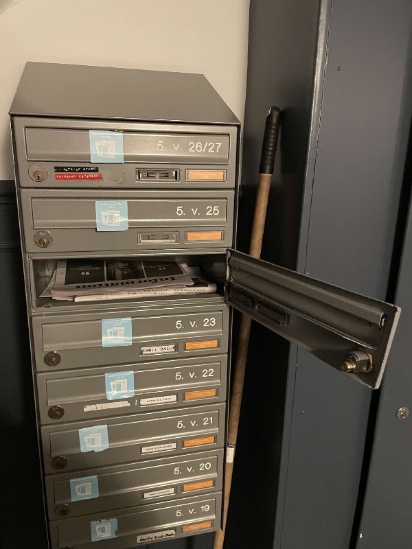 Reparation af postkasselås