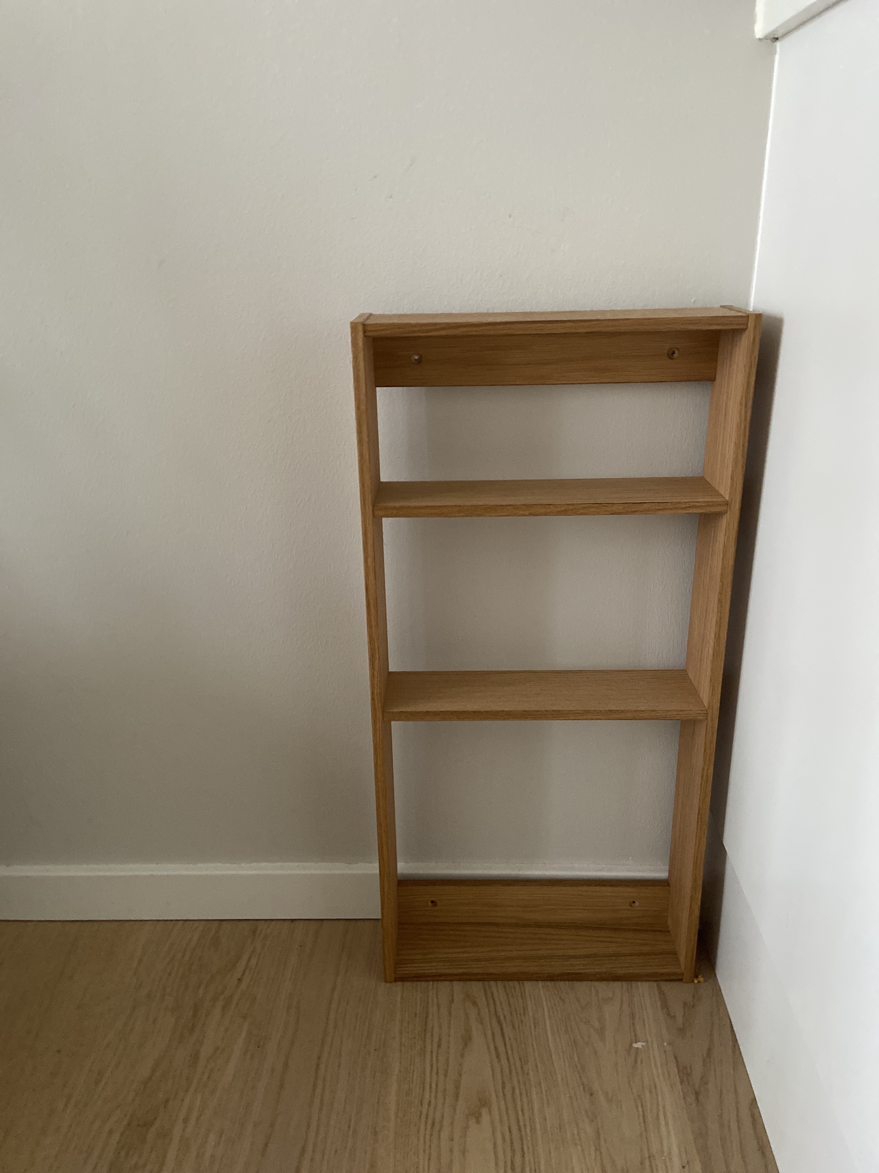 Opsætning af vægreol og opsætning af lampe