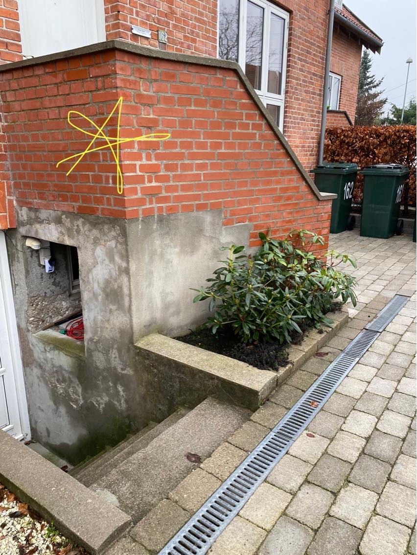 Mure trappe udendørs