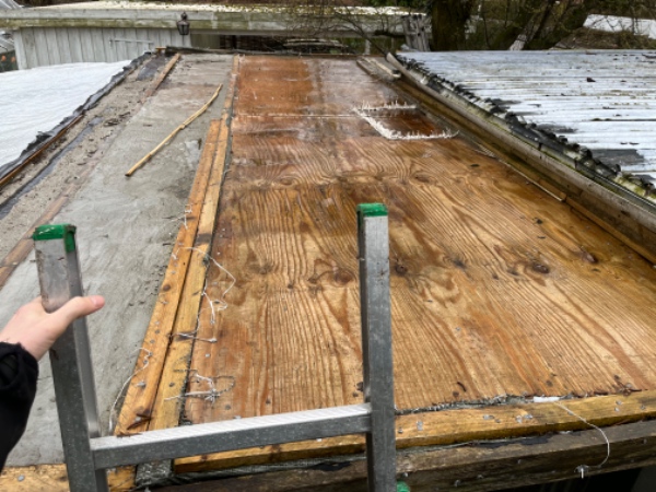 Nyt tag på skur - Roskilde