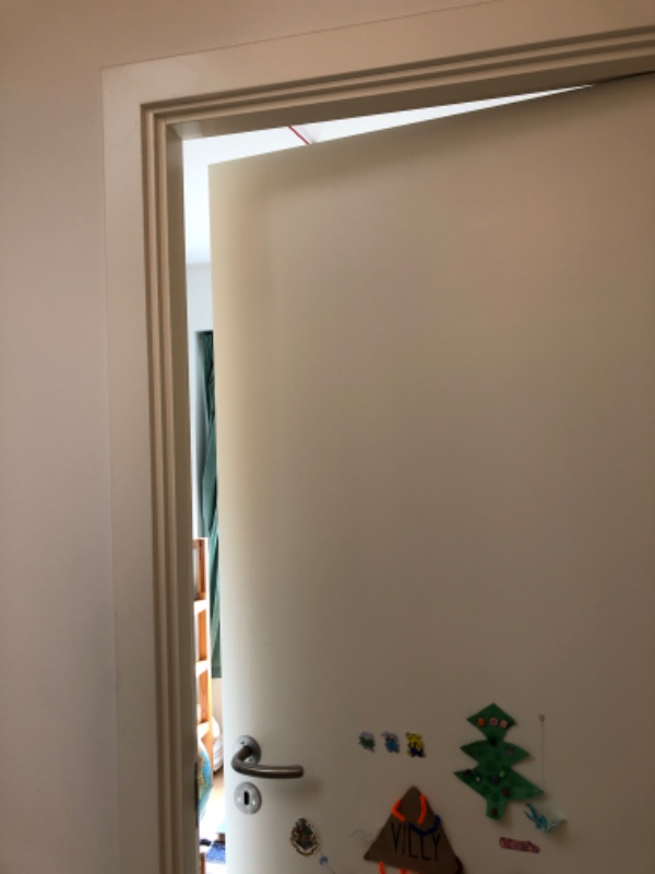 Vende dør inkl dørkarm