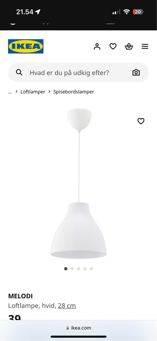Opsætning af loft lamper