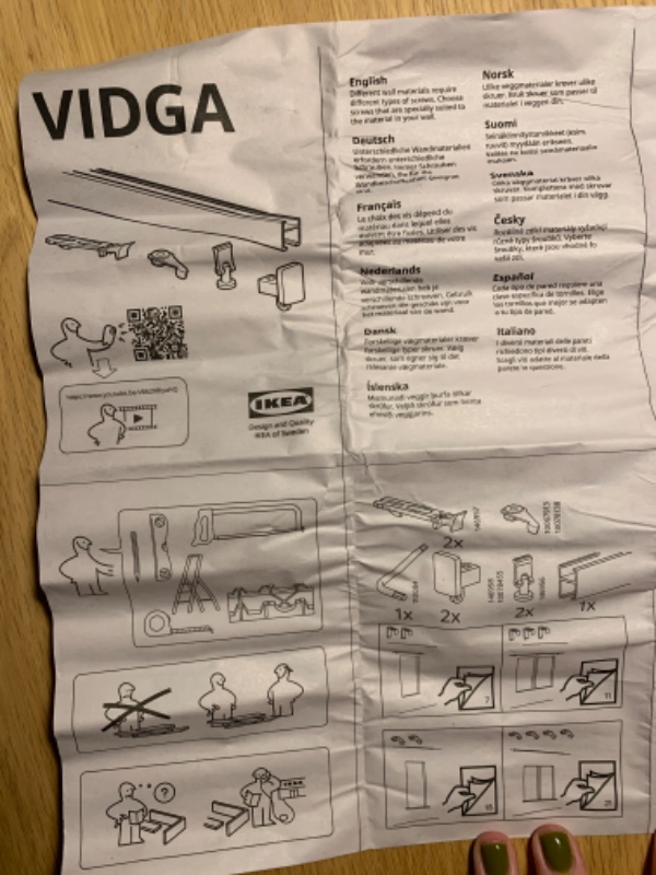 Sætte gardinstænger op