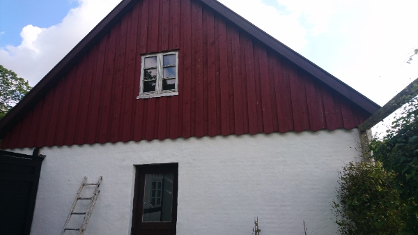 Træ gavl males, 2 stk.