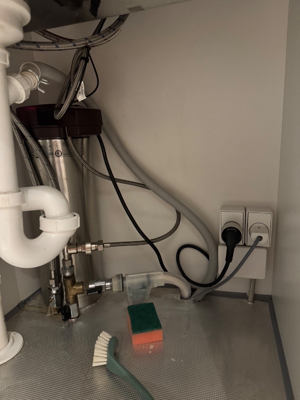 Installation af kombi-vaskemaskine