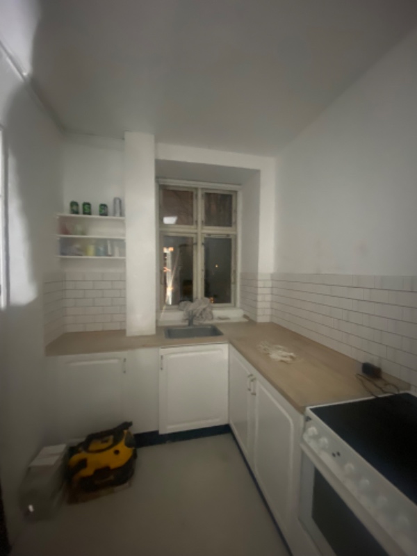 Montering af køkkenskabe