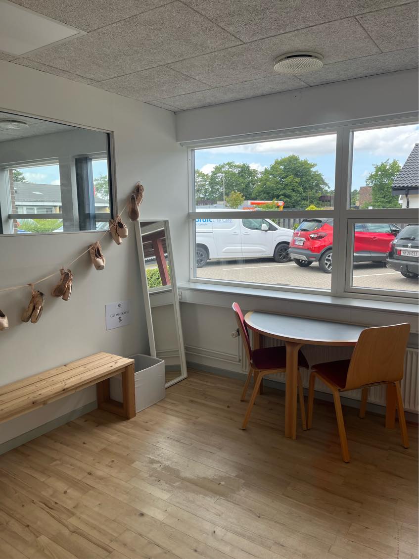 Montage af knager/mindre spejle/balletbarre