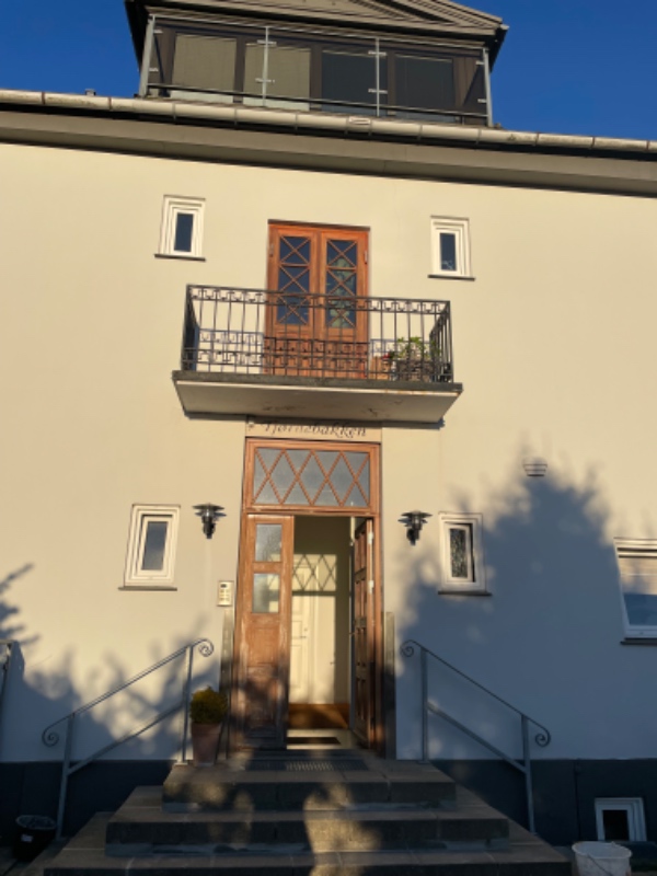 Maling af hoveddør og altandør