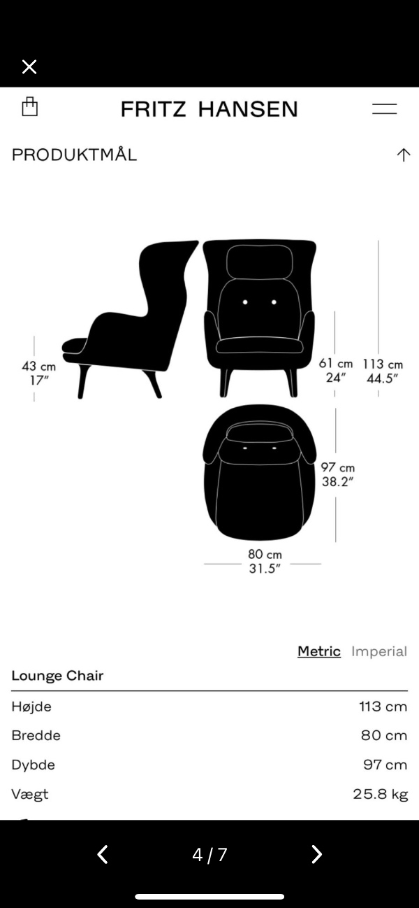 Hej, jeg skal have flyttet 2 lænestole