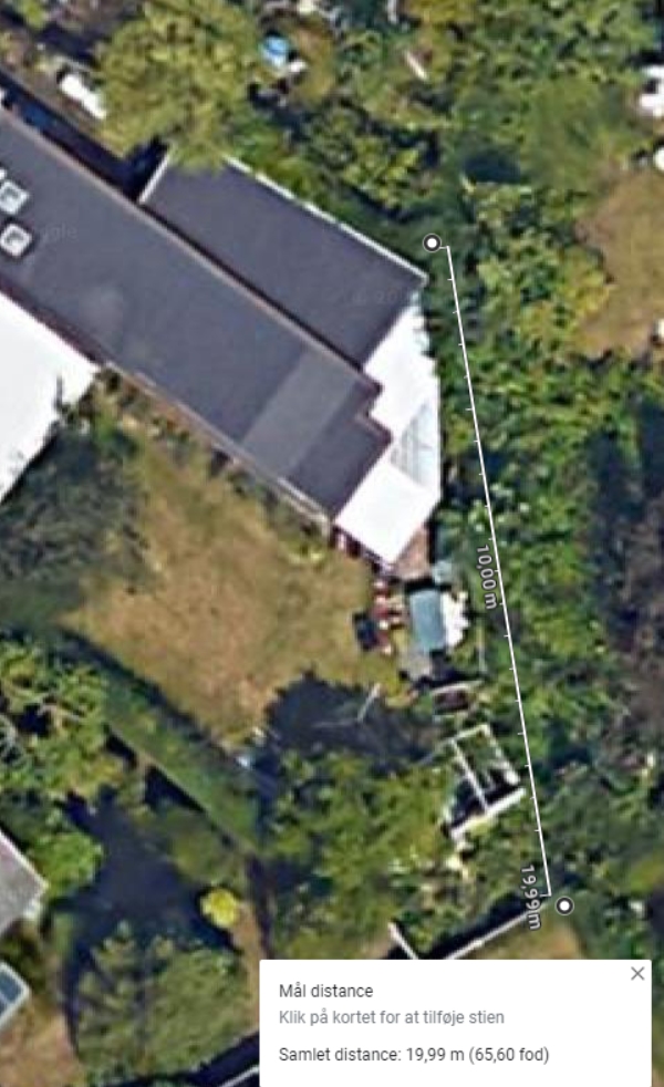 Opsætning af lamelhegn 20 meter