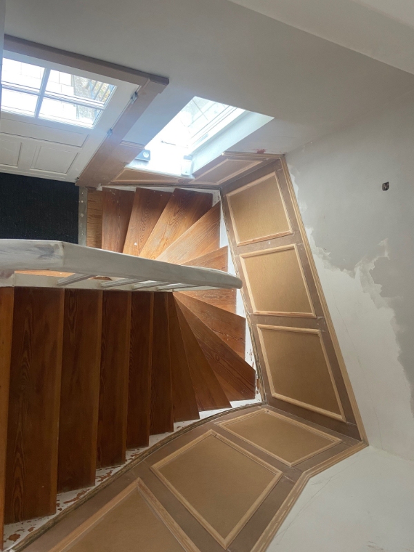 slibning og lakering af ttrappe