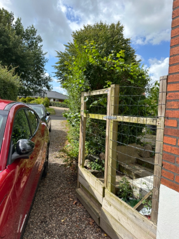 Klipning af blandede hække.