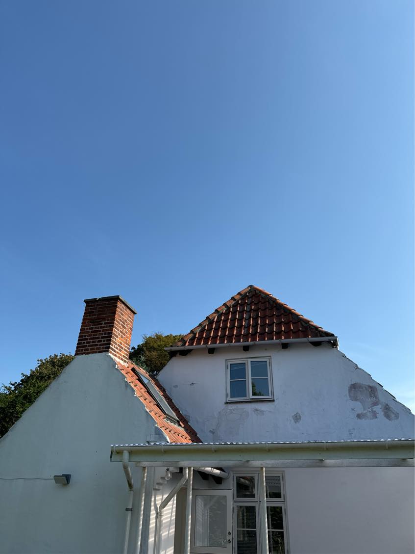 Rensning og 2-3x maling af facade