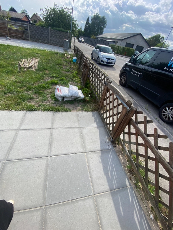 Opsætning af hegn og fjernelse