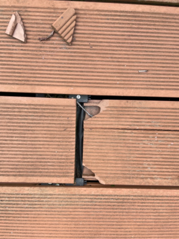 Udskiftning af terrassebræt