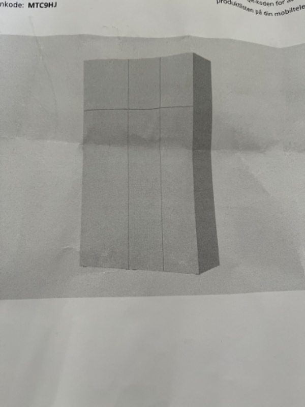 Samle klædeskab og et mindre skab