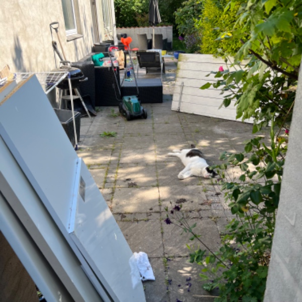 Højtryks spulet terasse