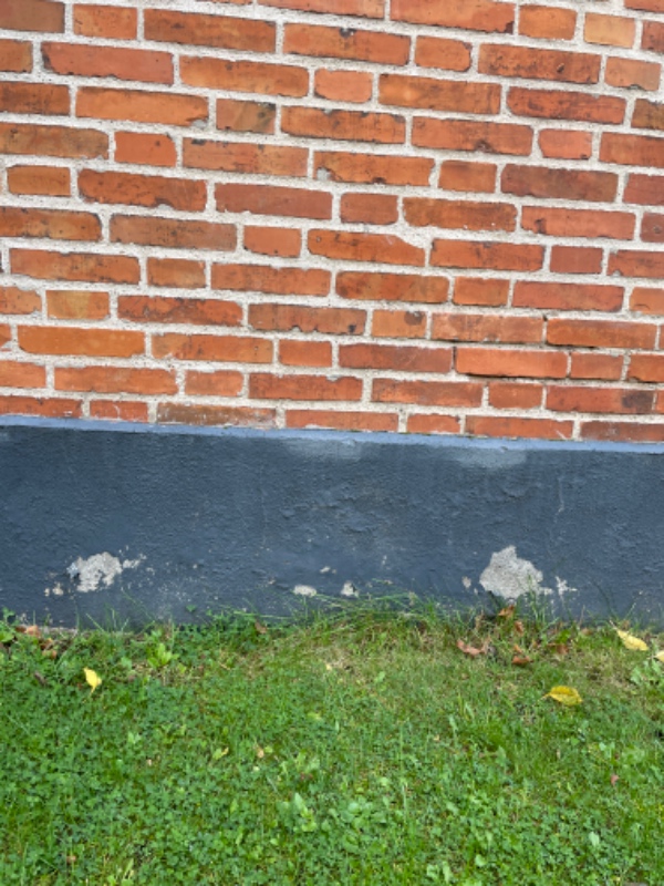 Reparation af sokkel og murværksfuger