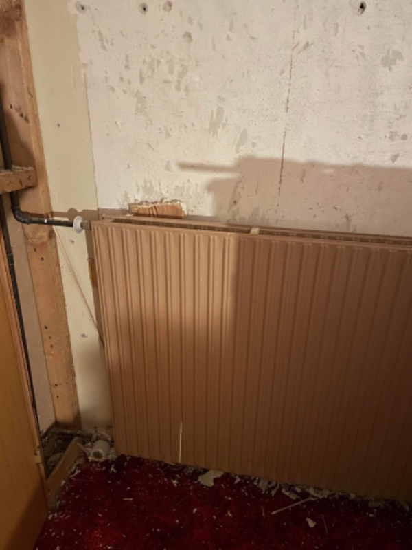 Nedtagning af radiatorer