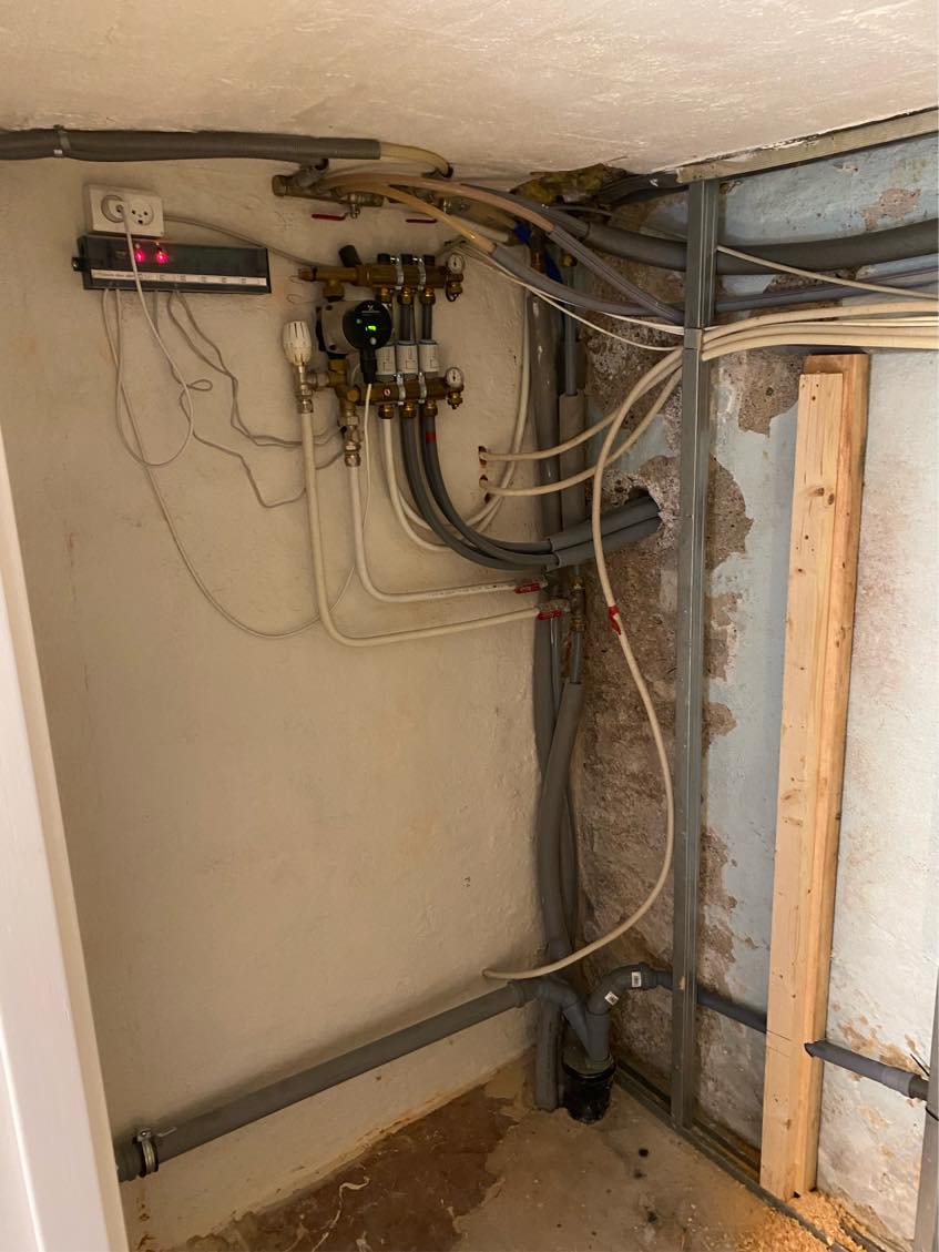 Opsætning af fermacell forsatsvægge