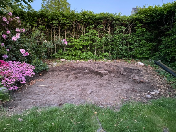 Fjernelse og nivellering af rødder