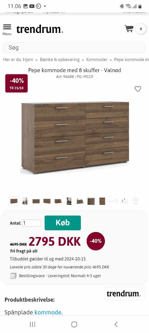 Samle kommode, hænge pejs op, skifte ophæng på fjernsyn, der hænger på væggen