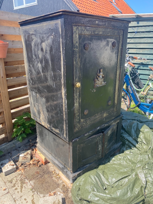 Fjernet et pengeskab