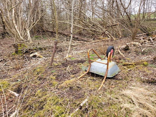 Opgrave og fjerne tank