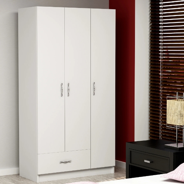 Samling af lille klædeskab - 90 x 170 x 40 cm