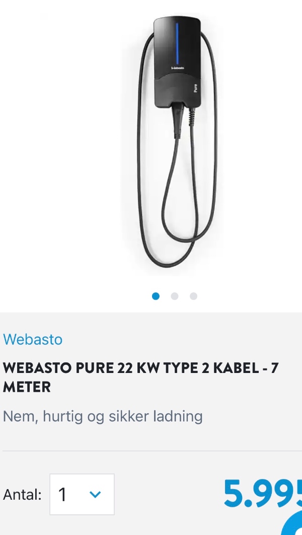 Tilslutning af eksisterende ladeboks til elbil