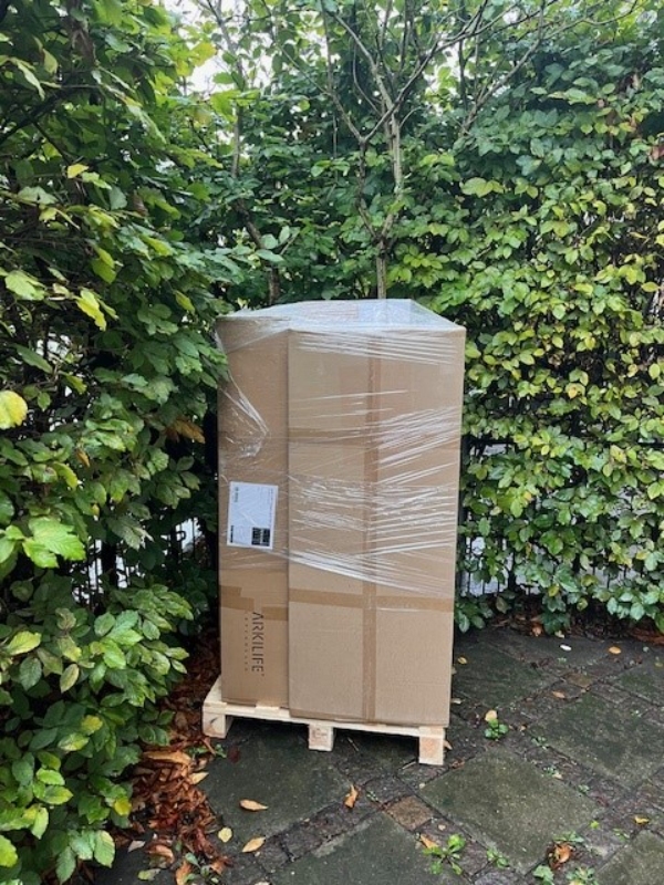 Flytte badeværelsesmøbel fra gadeplan til 1. sal