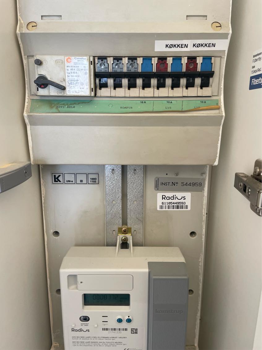 El til opvask og ovn virker ikke