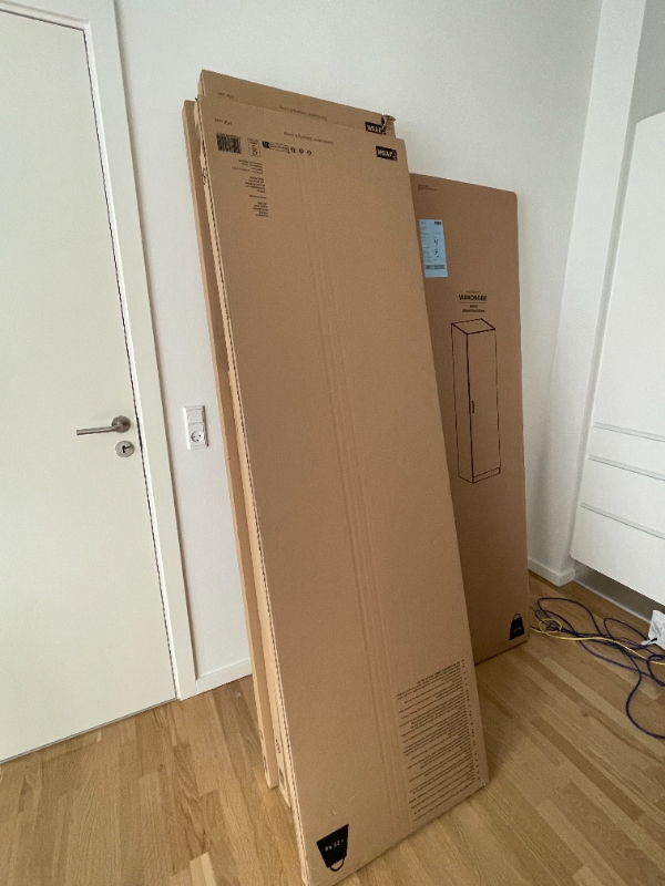Assemble Jysk wardrobe + storage