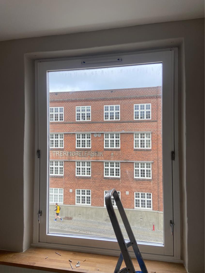 Opsætning af et enkelt plissegardin