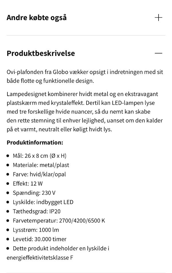 To loft lamper skal monteres.