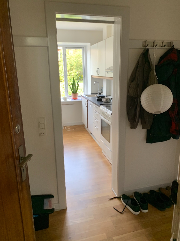 Rengøre og rydde lejlighed op efter besøgende gæster.