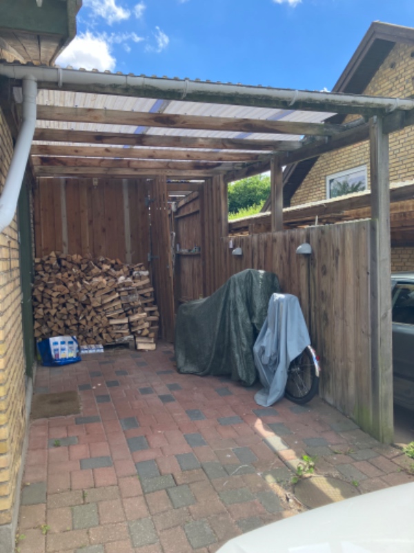 Udskiftning af trapezplader carport