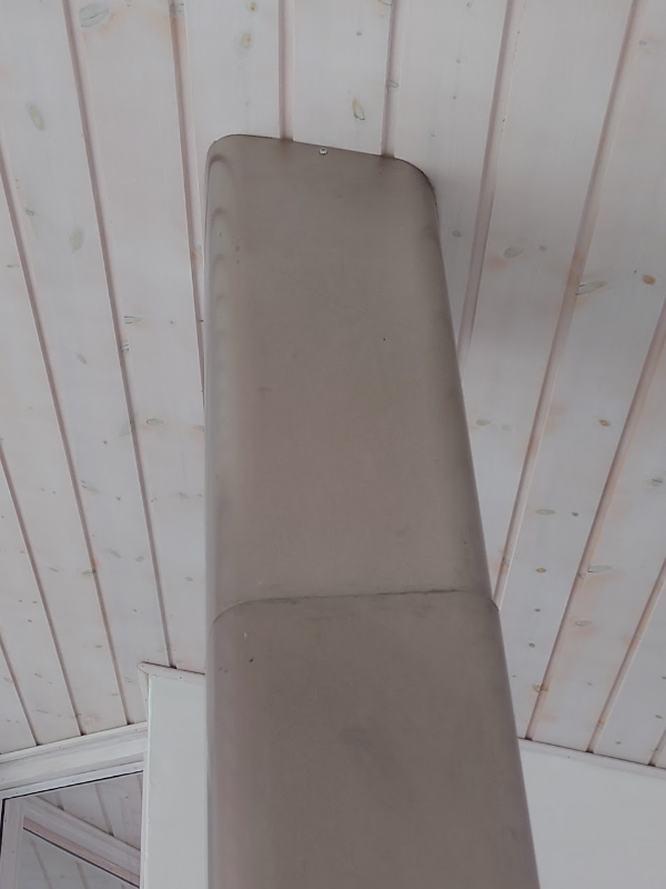 Udskiftning af frithængende emhætte