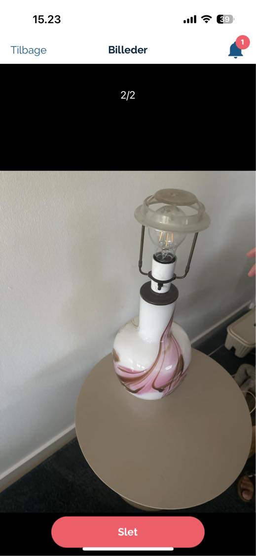 Reparation af lampe