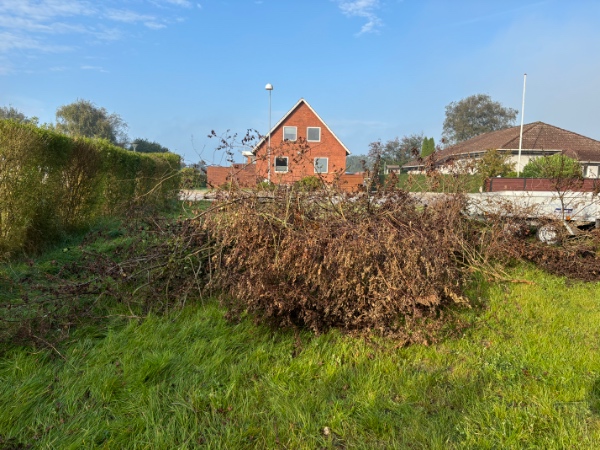 Køre haveaffald væk