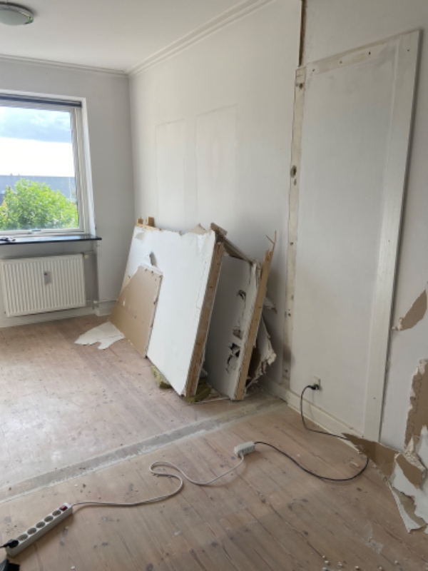 Afhentning byggeaffald