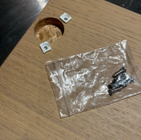 Skabslåge og skuffe