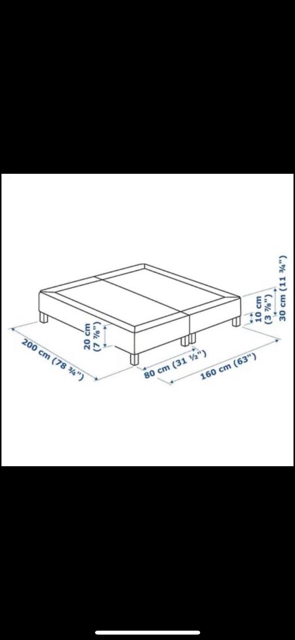 Afhente og aflevere seng og madras (160 cm x 200 cm) på genbrug.