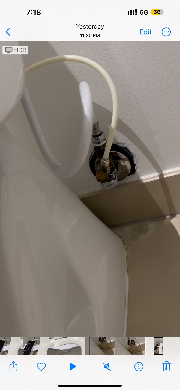 Afmontering af bidet på toilettet