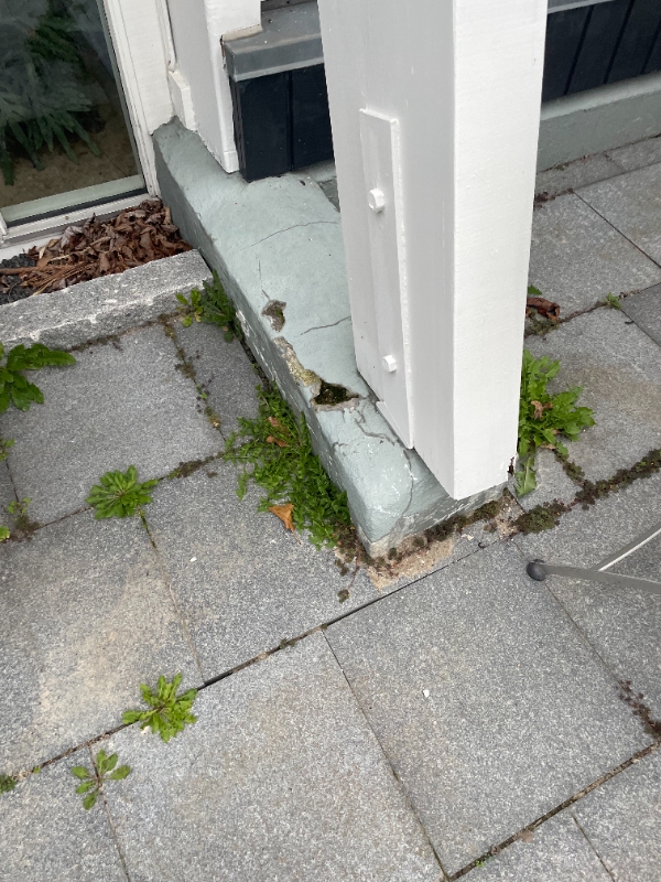 Betonsokler under bærende konstruktion