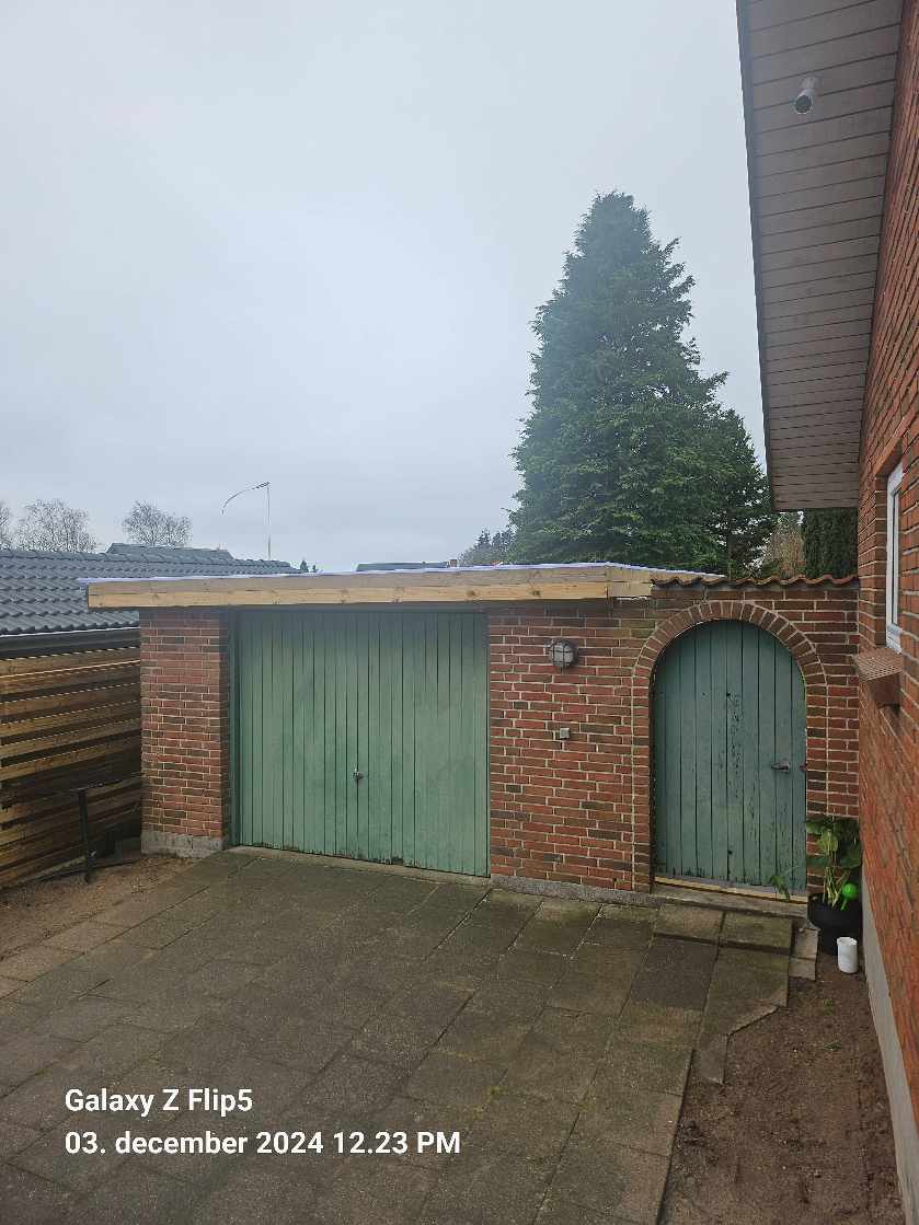 Garage stål tag