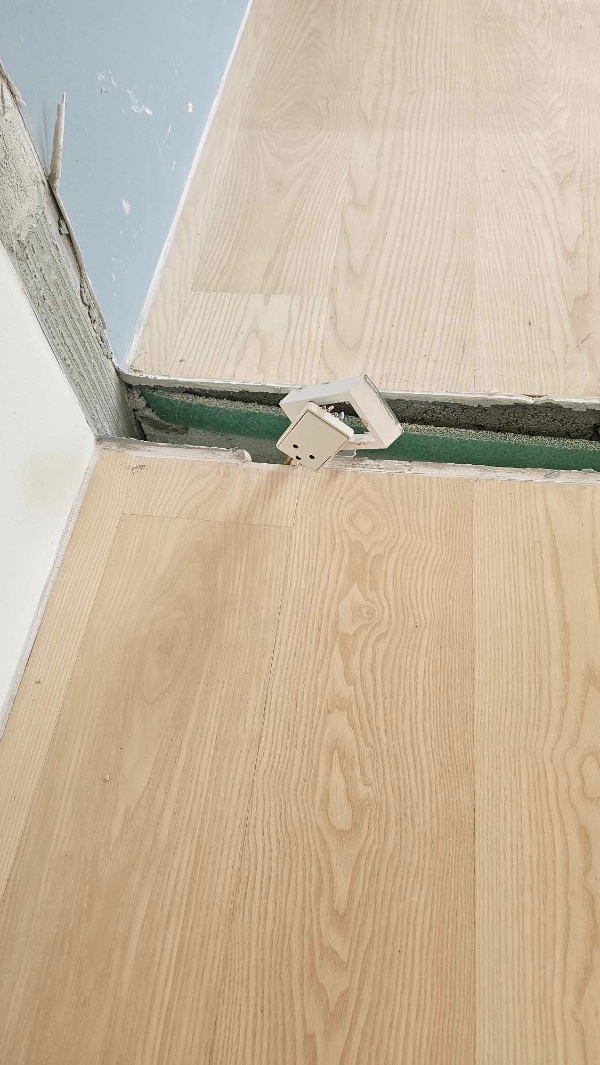 Ryk el efter 2 nedrevet vægge