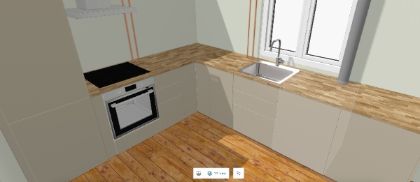 Samling og opsætning af Ikea køkken